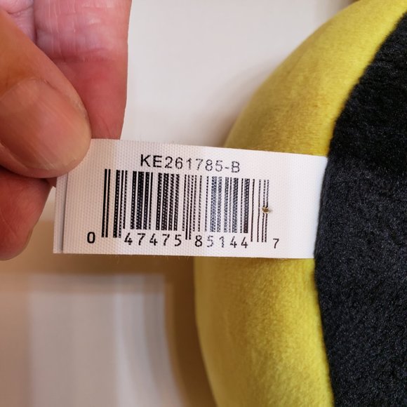 16" Emo Yellow Bunny Just Born Plush FOREVER PUNK, Spike Collar & Earring - Picture 9 of 9